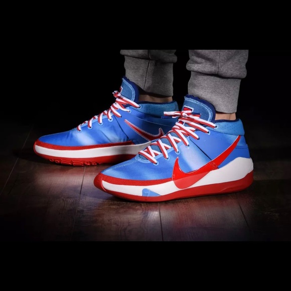 Nike KD 13 ‘New Jersey Nets Hardwood DC0009 400 - Picture 10 of 12